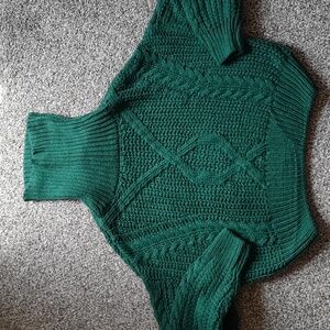 Cute Cozy Crop Sweater Turtleneck